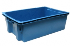 Пластиковый ящик для мясной и колбасной продукции